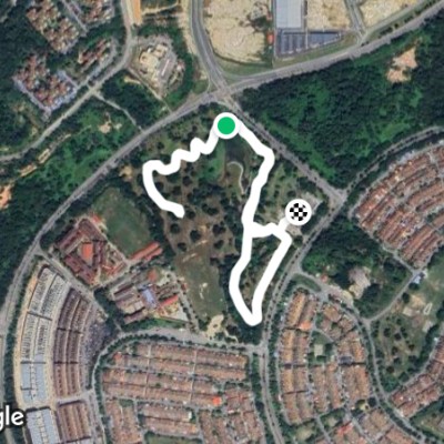 Brisk Walking at Puteri Central Park BTP Rawang