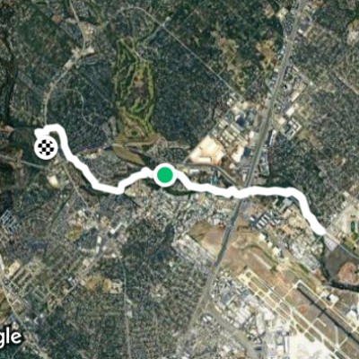 Hardberger park to Jones-Maltsberger rd and back