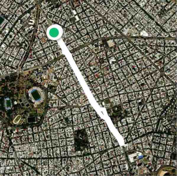 Portion of Av. Luis Alberto de Herrera