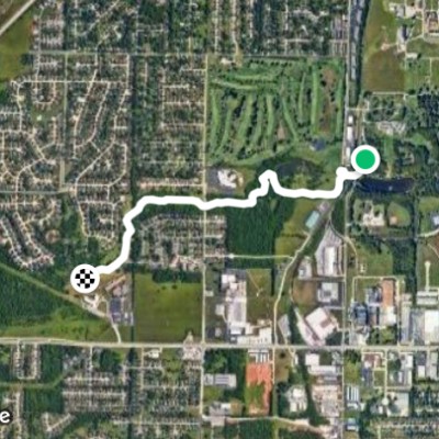 Nathaniel Park to Carver Greenway trail