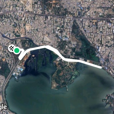 Lake Apartment cross to P V Gyan Bhoom Fresh air