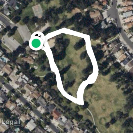 Brentwood Park in the Rain