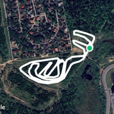 Лыжная трасса у Долгих прудов