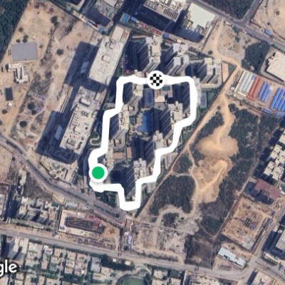 Route near Financial District