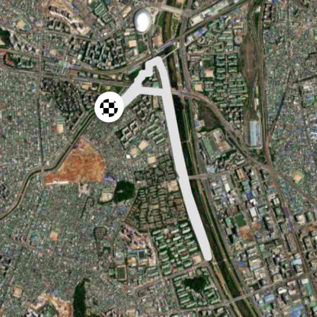 안양천 광명방향