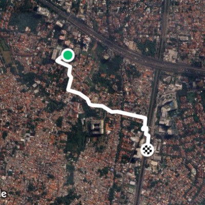 Route near Kebagusan
