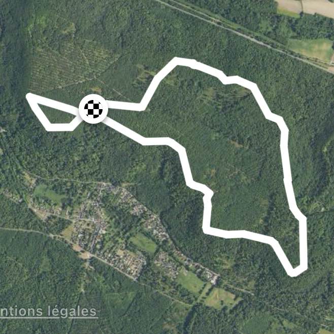 Marche 10000 pas Mont St Mard