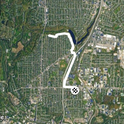 Route near North Hill