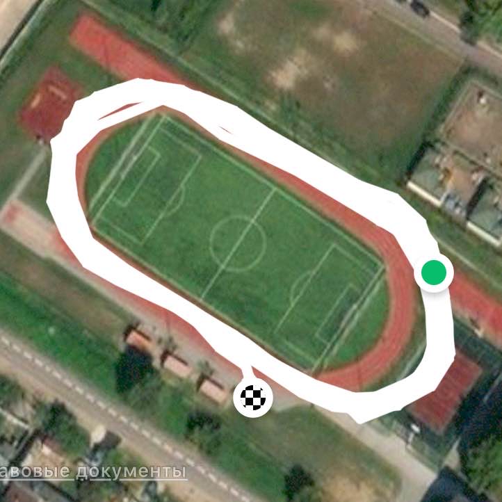 Бег на стадионе Механизаторов