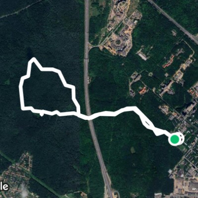 от Медика до трассы Ромашково