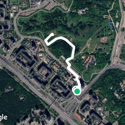 маршрут на холм с видом