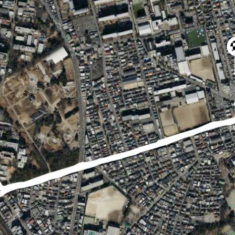 家から西千葉駅前まで