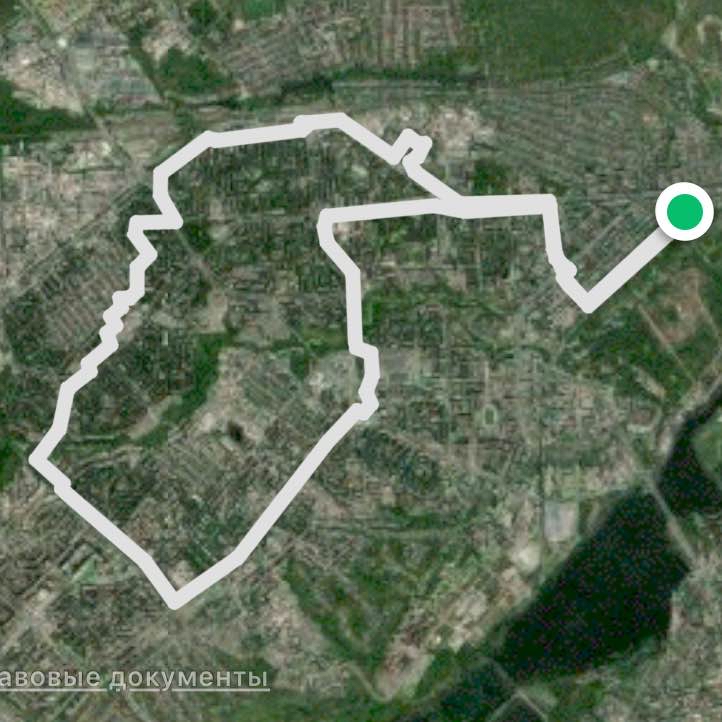 Большой вечерний городской маршрут