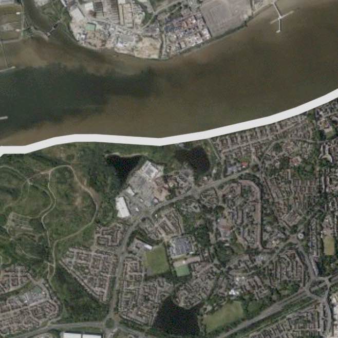 Thamesmead sunset run