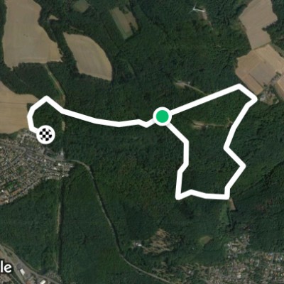 Route in Röchling-Höhe