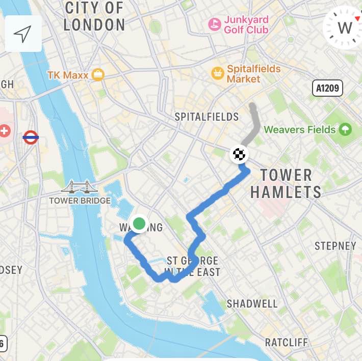 Wapping to Whitechapel