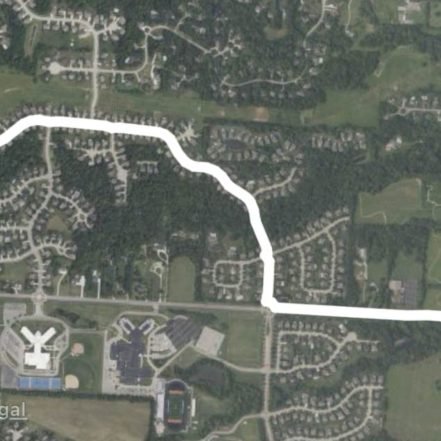 Abbeyknoll and East Orange Road.