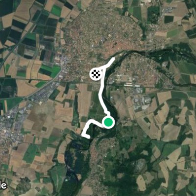 itinéraire dans La Pradelle