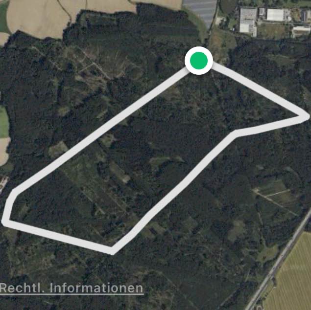 Radrennstrecke Rossauer Wald