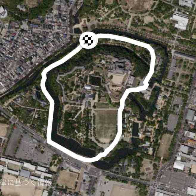 姫路城周辺ジョギングコース