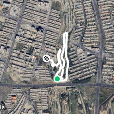 Route near Shahrak Homa