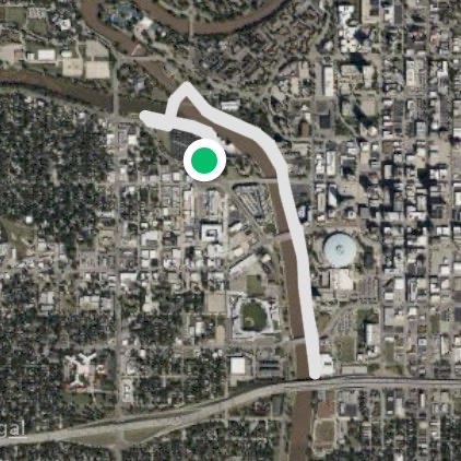 Current Parkrun 5K Route