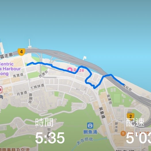 海邊夜跑