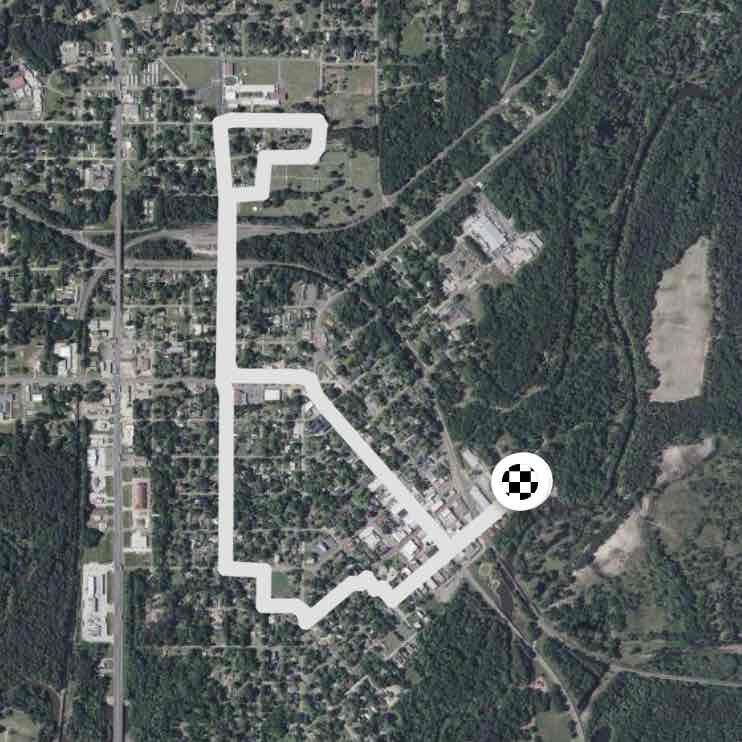 3 mile Jefferson journey