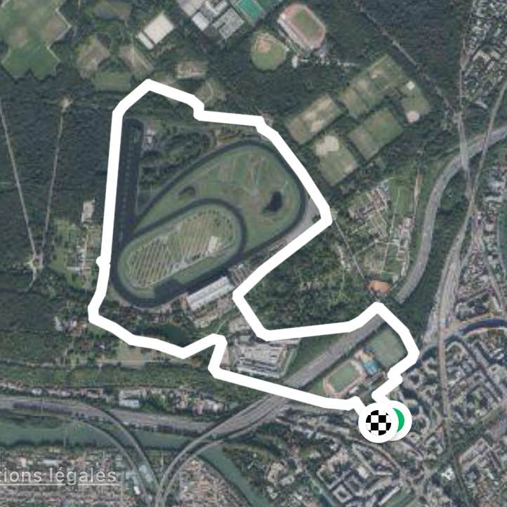 Petit décrassage dominical - hippodrome Vincennes