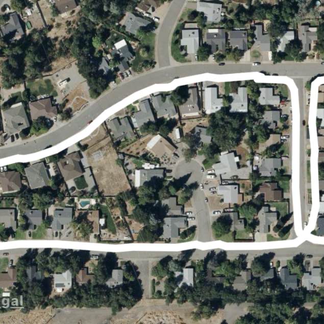 Route #2 .6 of a mile