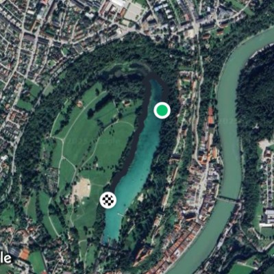 entlang dem Wöhrsee Burghausen Bayern