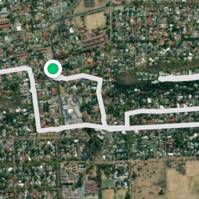 Walking around neighbourhood