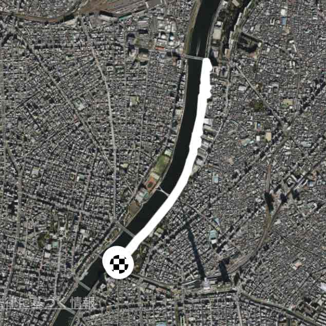 ミズマチ白鬚橋往復