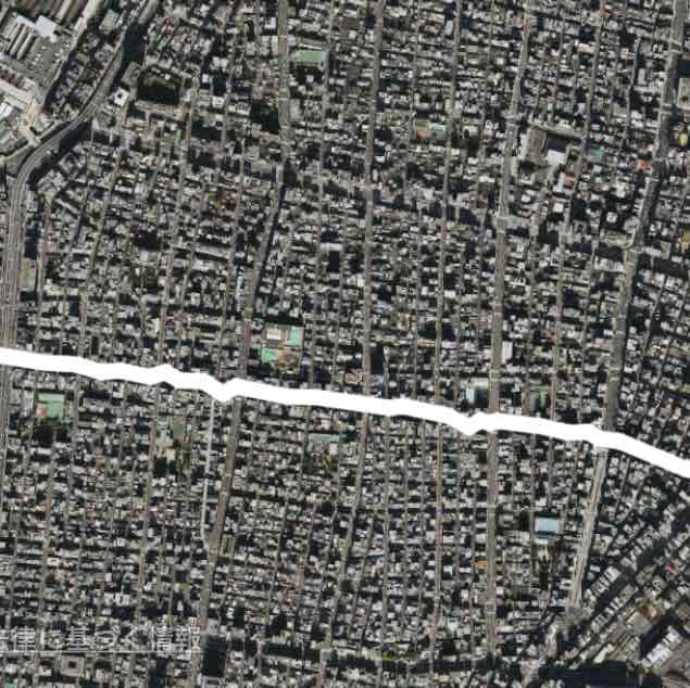 春日通りから上野恩賜公園