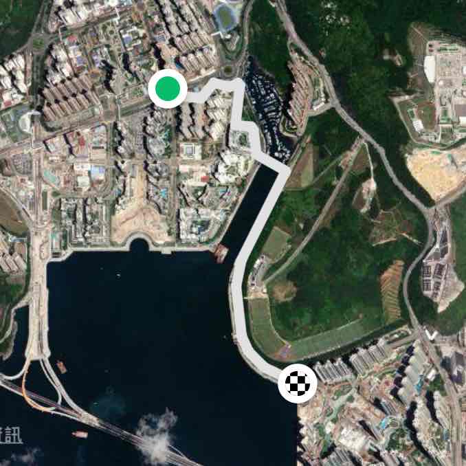 將軍澳地鐵站去康城地鐵站