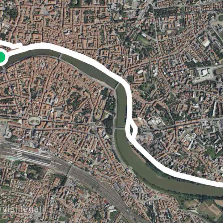 Percorso lungarni Piaggie