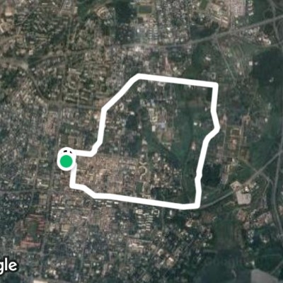 Starting point near the house