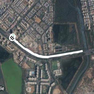 NMMC Walking route near Akshar
