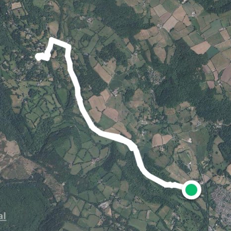 Bovey Tracey to Lustleigh along old Railway Walk