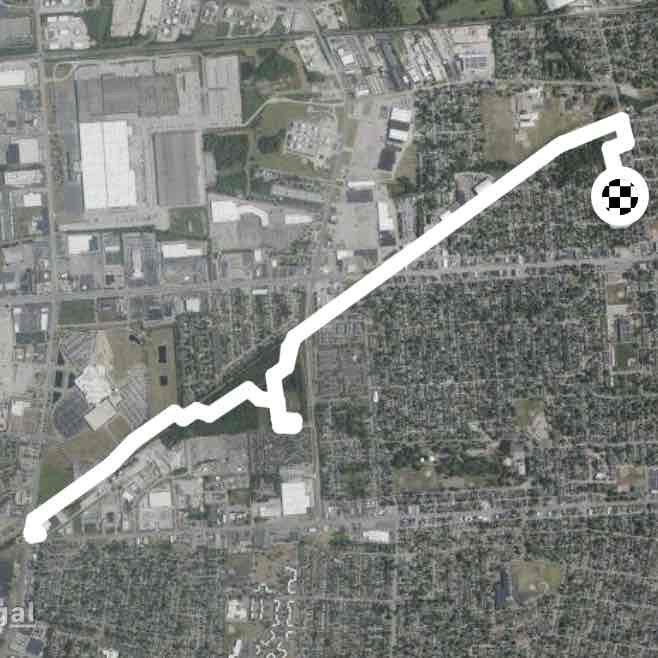 Columbus Trail near house