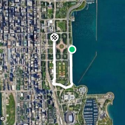 1 mile Grant Park walk