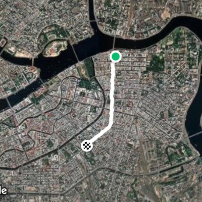 маршрут в Liteynyy