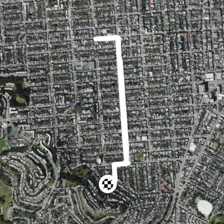 105 to Starbucks 24th