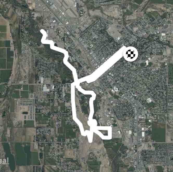 My evening sunset bike ride . . .