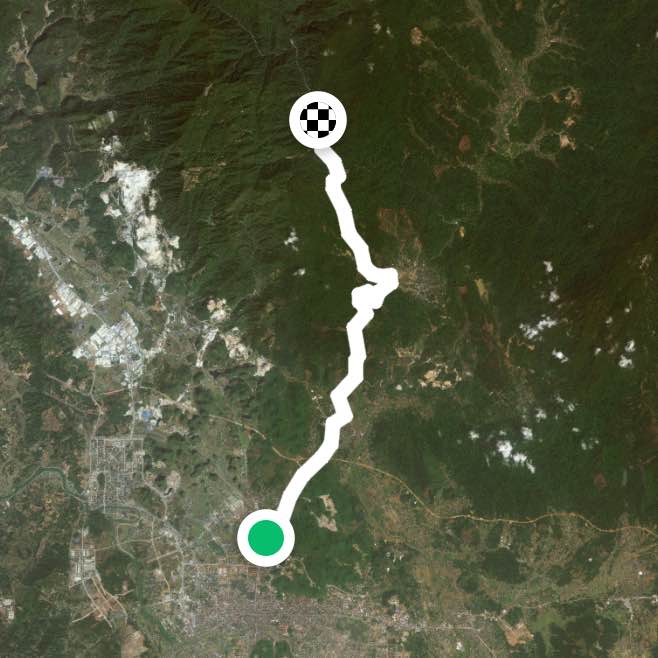 贺州市区到姑婆山风景区路线