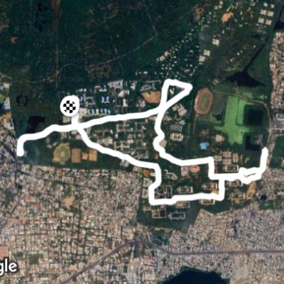 IITM campus walk route