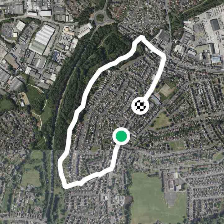 Moss side river walk