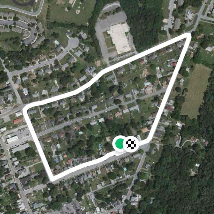 Short nighttime walk