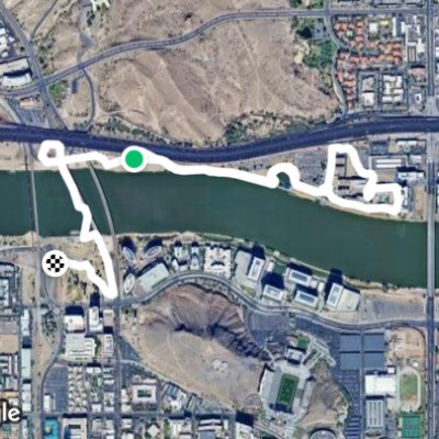 Route near Downtown Tempe