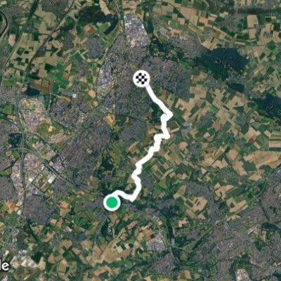 Spaubeek - Sittard, NS wandeling